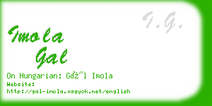 imola gal business card